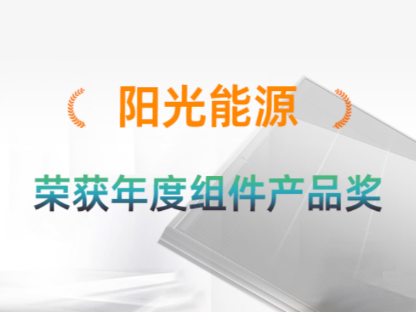 高光時刻 | GIGA系列榮耀加冕！陽光能源斬獲“年度組件產(chǎn)品獎”